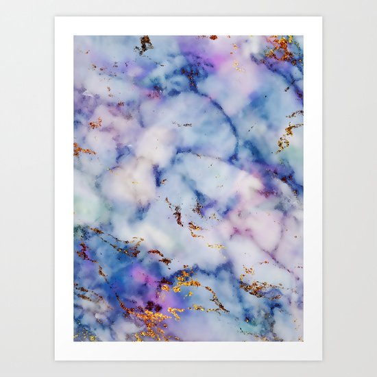 Marble Effect #6 Art Print