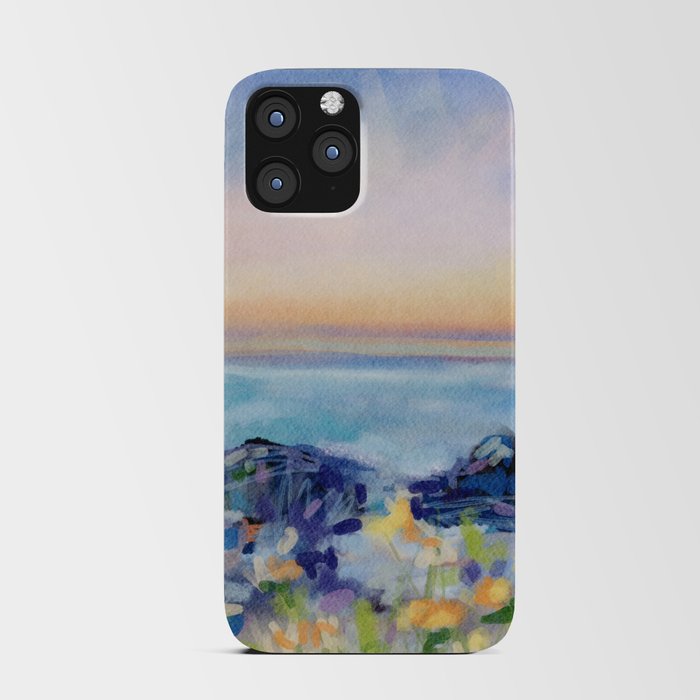 Jetty With Flowers iPhone Card Case