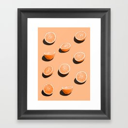Orange Delight Framed Art Print