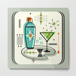 Atomic Martini ©studioxtine Metal Print