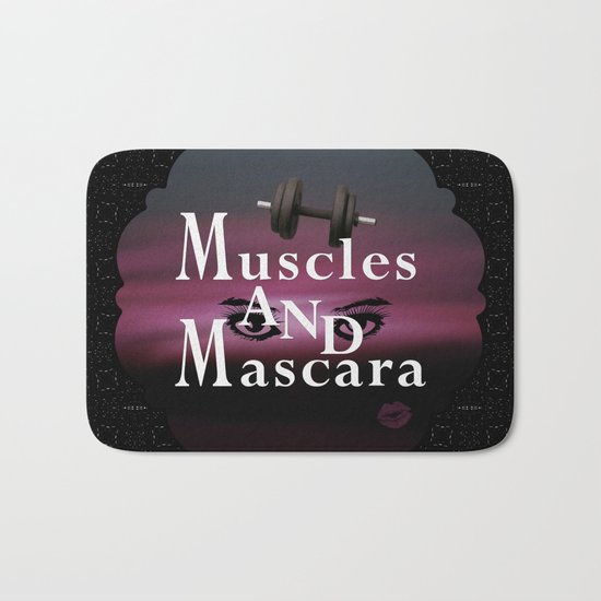 Muscles and Mascara Bath Mat