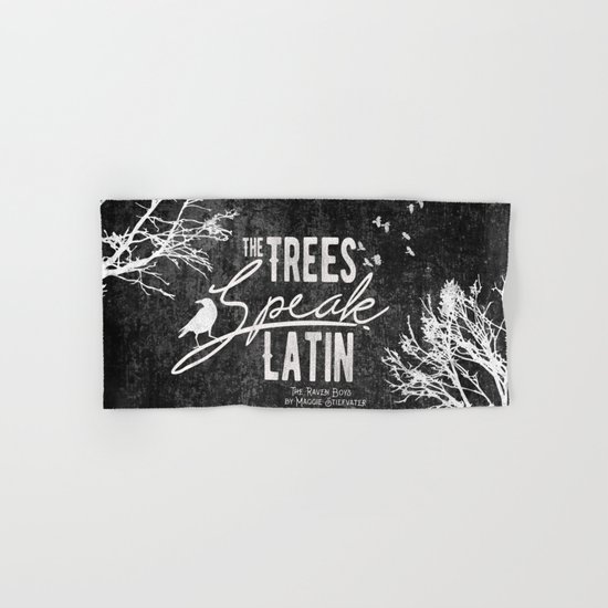 The Trees Speak Latin - Raven Boys Hand & Bath Towel