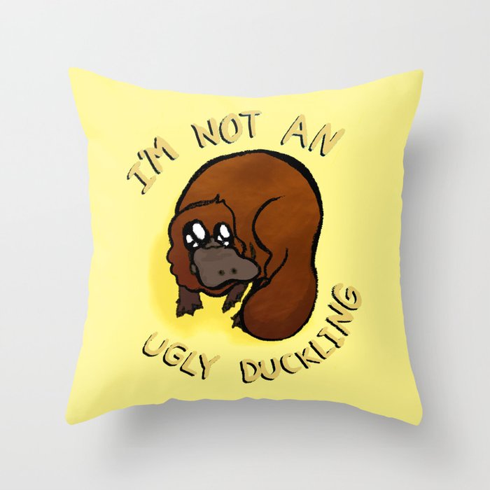 The platypus problem Throw Pillow