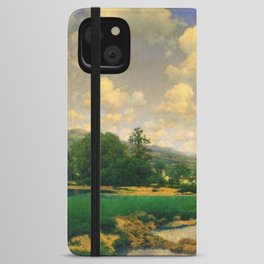 Maxfield Parrish, Landscape Paintings iPhone Wallet Case