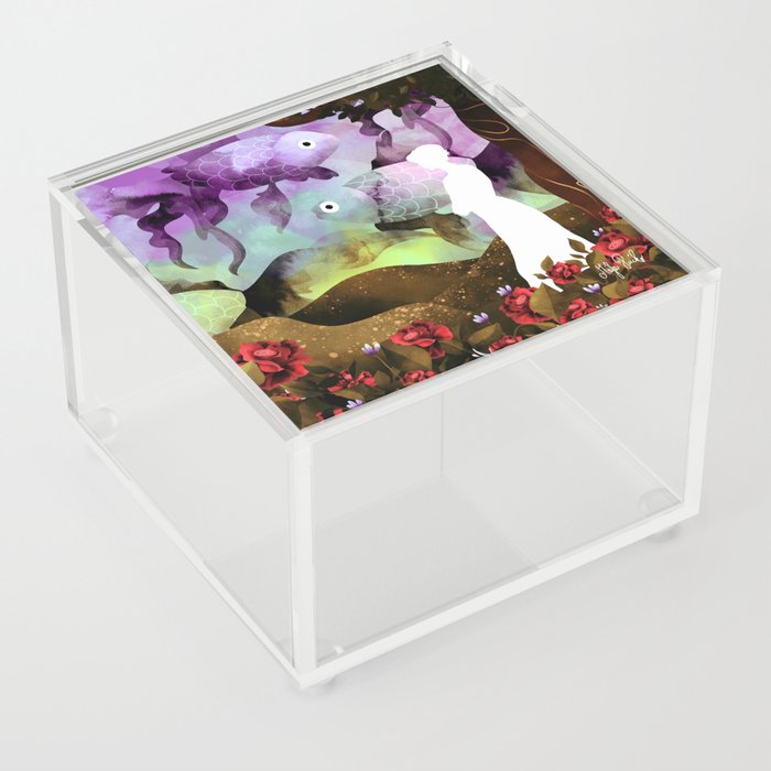 the ever-wandering mind Acrylic Box