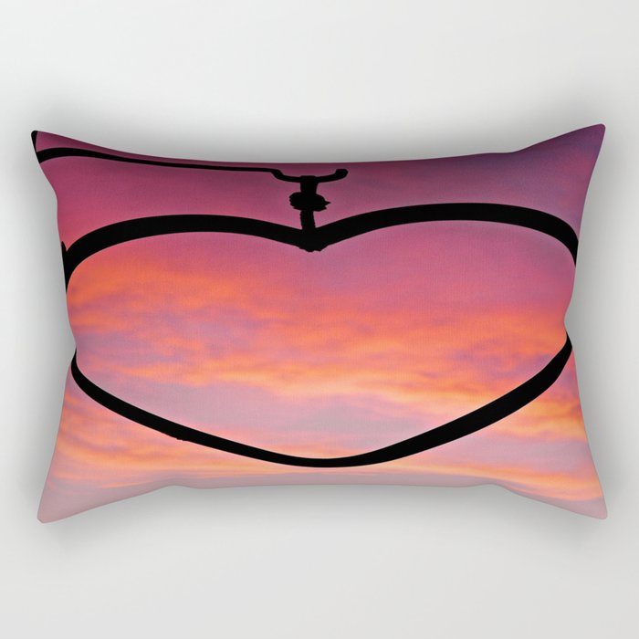 Love Sunset Rectangular Pillow
