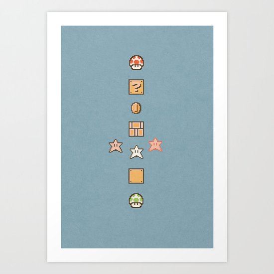 Super Mario Bros. 3 Art Print