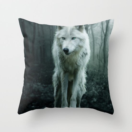 Wolf Throw Pillow