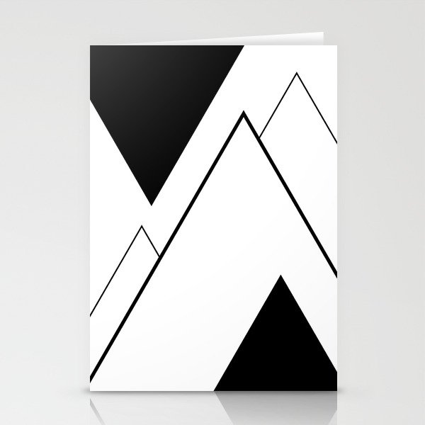 Minimal Mountains Stationery Cards