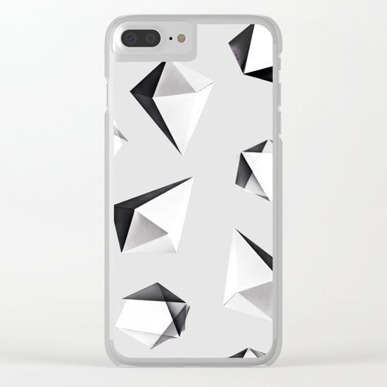 Origami #5 Clear iPhone Case