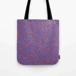 Wild Horses by Friztin - Ultra Violet Tote Bag