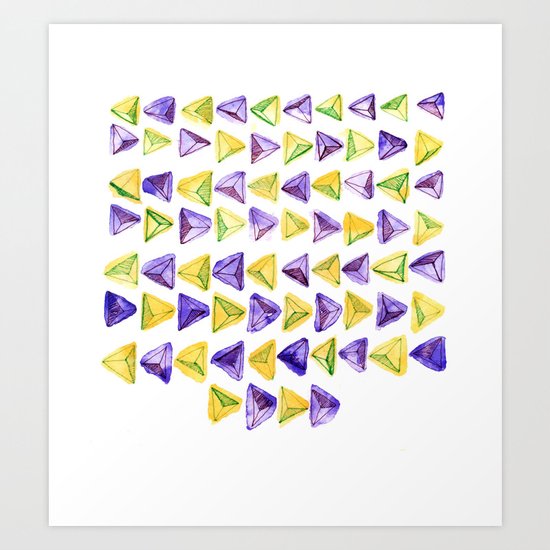 Triangle Relationship (I) Art Print