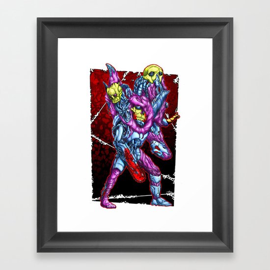 METAL MUTANT 4 Framed Art Print