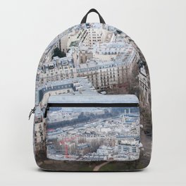 Paris aerial view Backpack