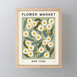 Flower Market No. 1 Framed Mini Art Print