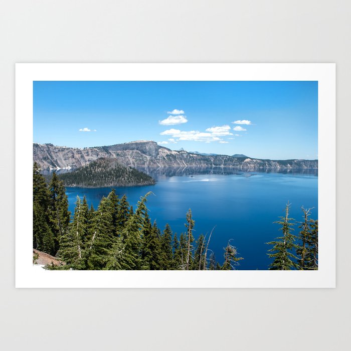 Deep so Blue - Crater Lake, Oregon Art Print