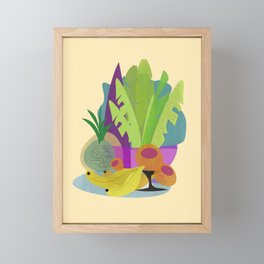 Tropical Breakfast Framed Mini Art Print
