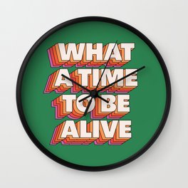 What A Time Wall Clock