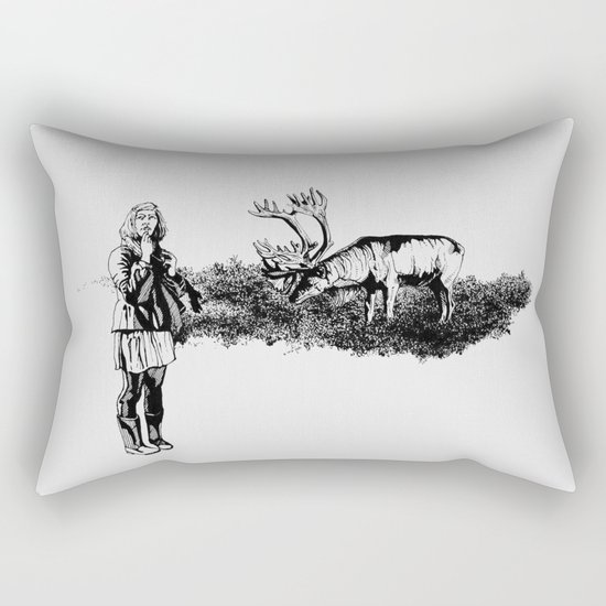 caribou Rectangular Pillow
