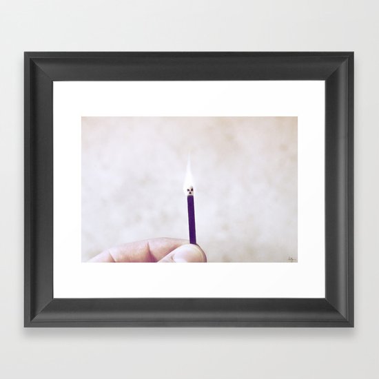 Death Match Framed Art Print