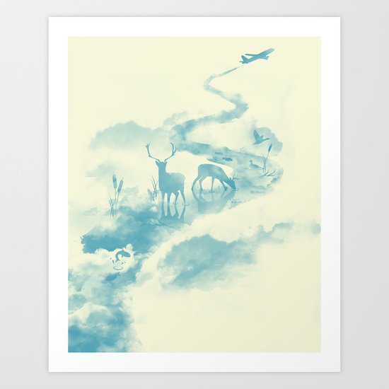Jetstream Art Print