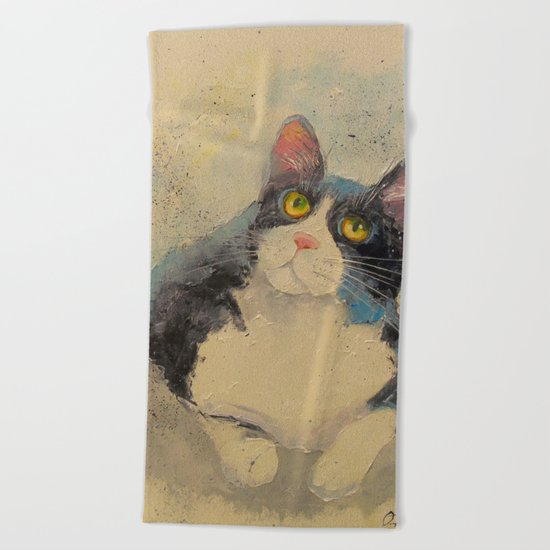 Cat Beach Towel