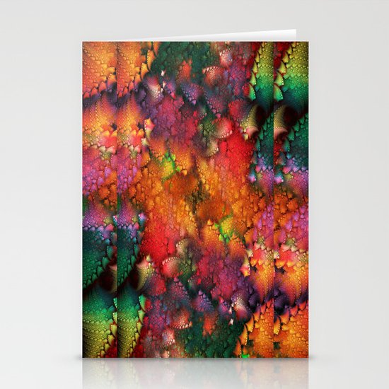 Dragon's tail pattern Stationery Cards