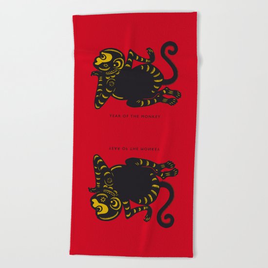 Year of the Monkey Beach Towel