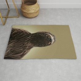 Smiling Sloth Selfie Area & Throw Rug