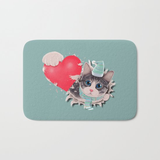Steal Heart Bath Mat