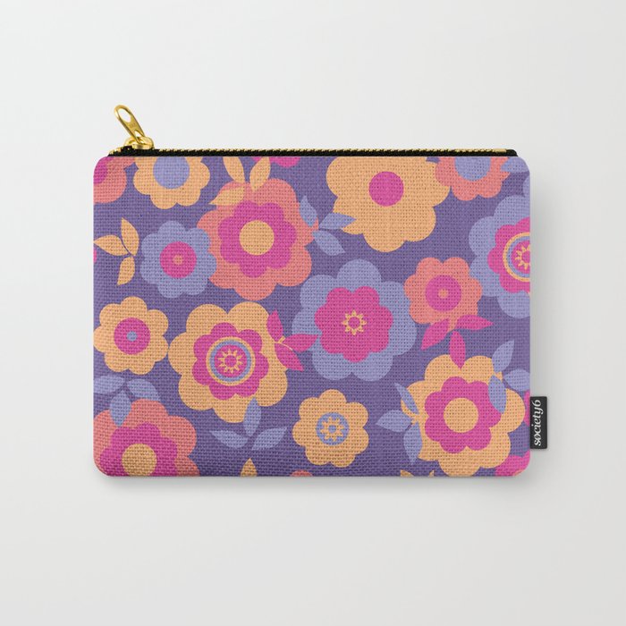 Eilin's Spring Flowers 12 Carry-All Pouch