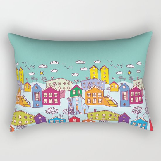 winter landscape Rectangular Pillow