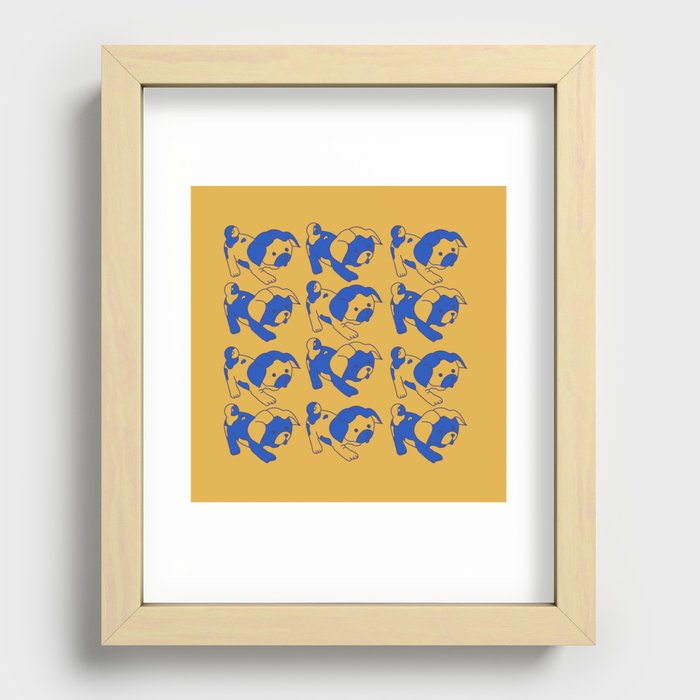 Doggo Recessed Framed Print