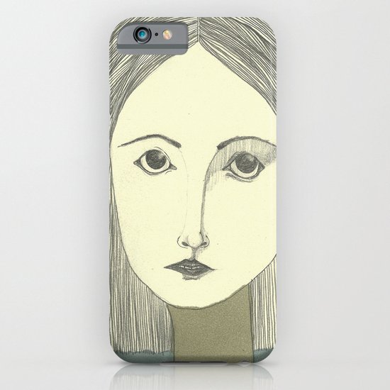 grey portrait iPhone & iPod Case