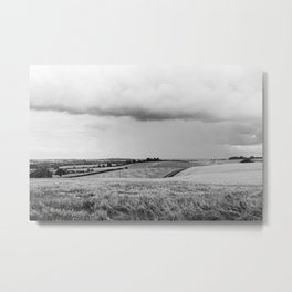 Summer Fields Metal Print | Rain, Rurallandscape, Farming, Lovefarms, Summercrops, Farm, Summerfields, Landscape, England, Clouds 