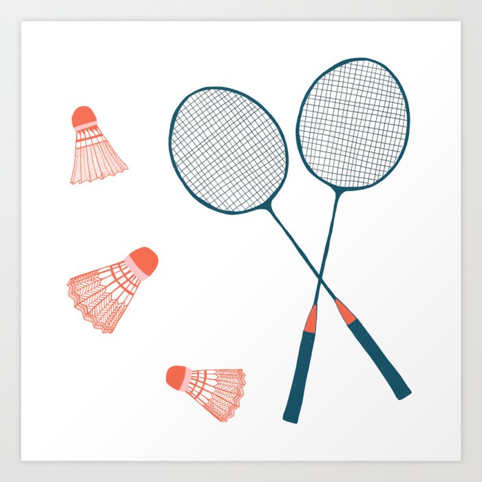 Printed Badminton Set