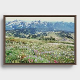 Wildflower Meadow Framed Canvas