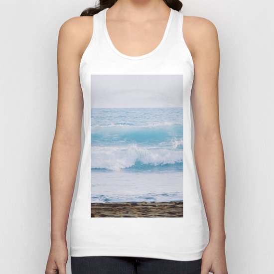 Pastel Ocean #waves Unisex Tank Top