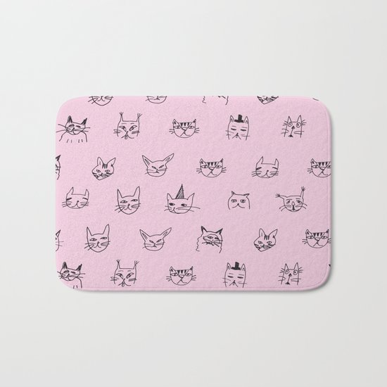 Crazy Cats! Bath Mat