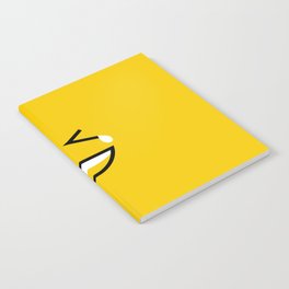 type face: laugh yellow Notebook