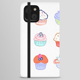 Colorful Muffins iPhone Wallet Case