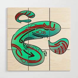 Floating Lines Wood Wall Art
