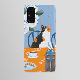 Calico French Press Cats Android Case