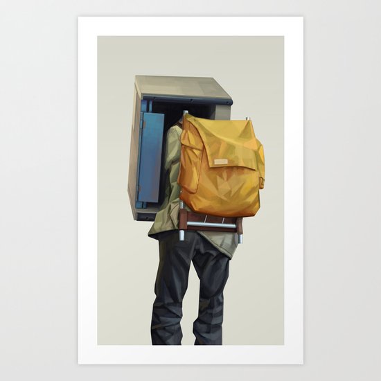 Booth Art Print