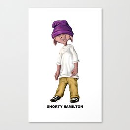 Shorty Hamilton - Adventures of the Eastside Pigs (Name) Canvas Print