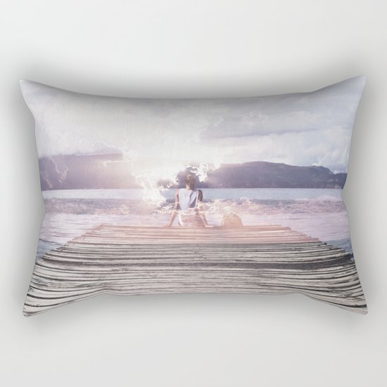 Drifting Thoughts Rectangular Pillow