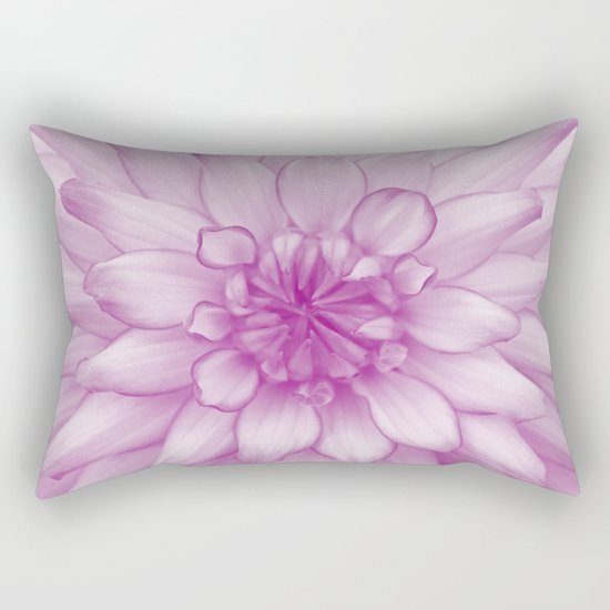 Dahlia Radiant Orchid - JUSTART © Rectangular Pillow