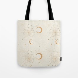 Celestial light fabrics Tote Bag