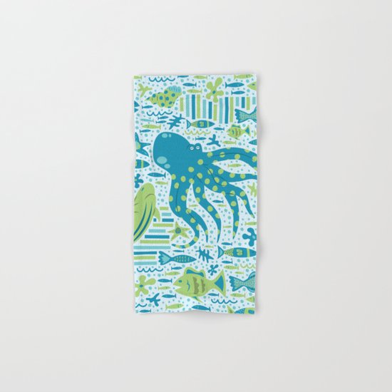 SEA PATTERNS Hand & Bath Towel