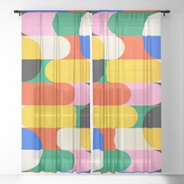 BAUHAUS 03: Exhibition 1923 | Mid Century Series  Sheer Curtain | 70S, Pop, Museum, Art, Tiles, French, Graphicdesign, Curated, Vintage, Bold 